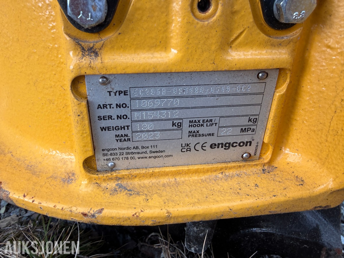 2023 Engcon EC206B S40 Rotortilt - Ubrukt