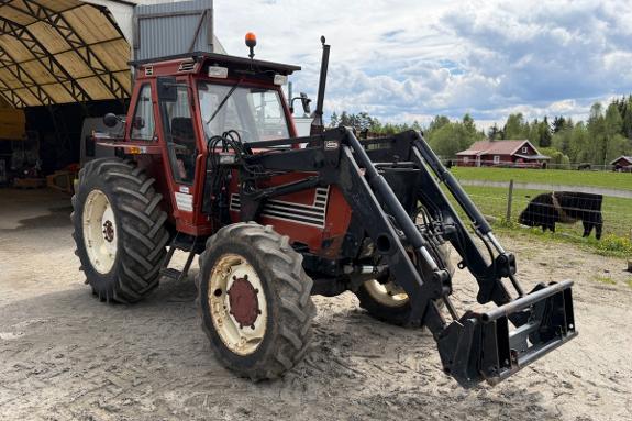 1983 Fiat 980 DT traktor med Bergsjö Trima 1620-S frontlaster og 3-punkt - Sjelden mulighet