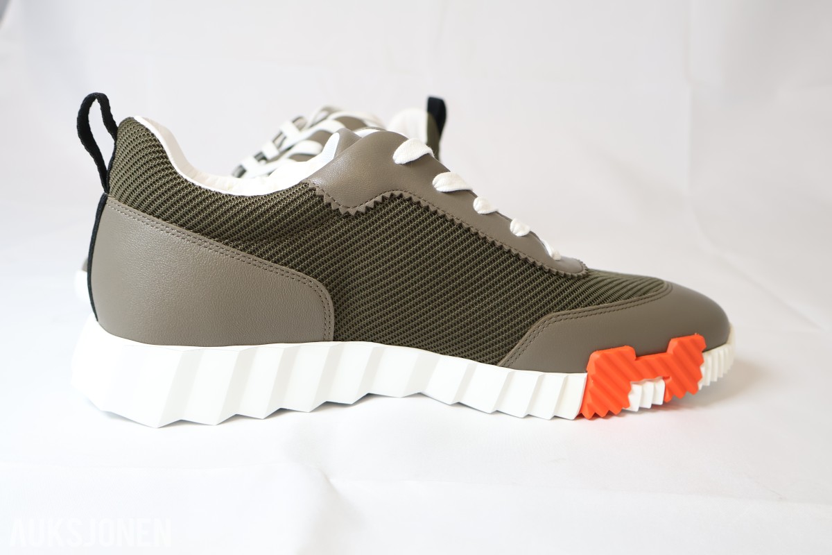 TOLLAUKSJON - Hermès Bouncing Sneaker – Vert Toundra