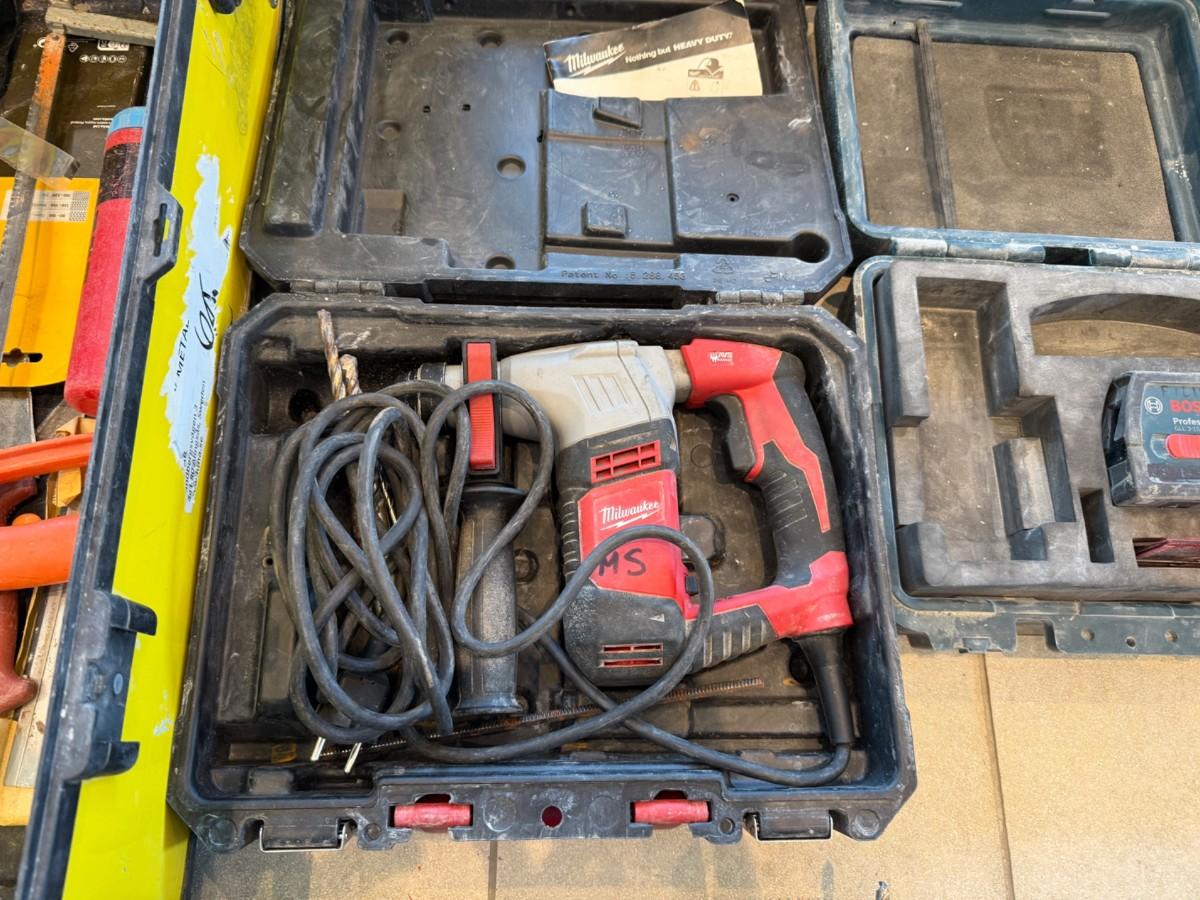 Samlet verktøypakke med Makita, Milwaukee, DeWalt, Fein, Bosch og Kärcher