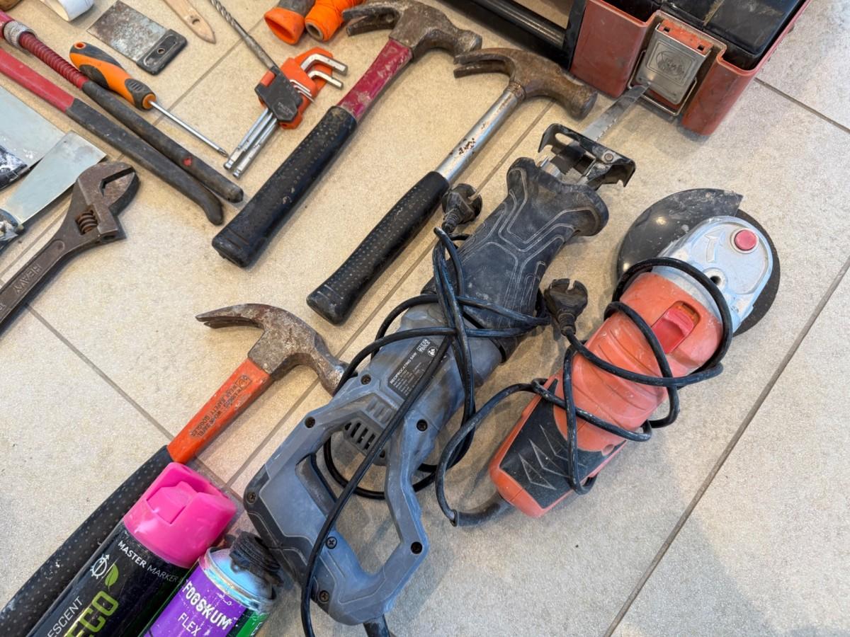 Samlet verktøypakke med Makita, Milwaukee, DeWalt, Fein, Bosch og Kärcher