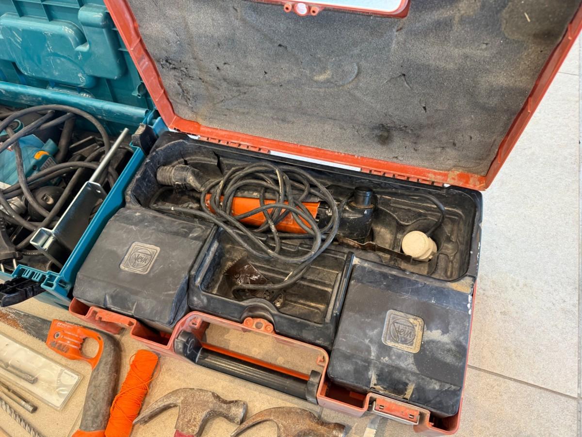 Samlet verktøypakke med Makita, Milwaukee, DeWalt, Fein, Bosch og Kärcher