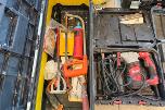 Samlet verktøypakke med Makita, Milwaukee, DeWalt, Fein, Bosch og Kärcher