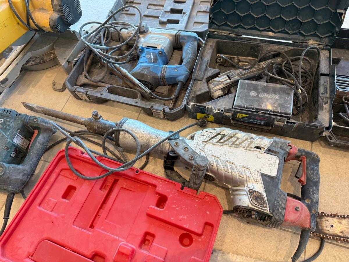 Stor verktøypakke – DeWalt, Bosch, Metabo, Milwaukee og Kärcher