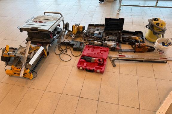 Stor verktøypakke – DeWalt, Bosch, Metabo, Milwaukee og Kärcher