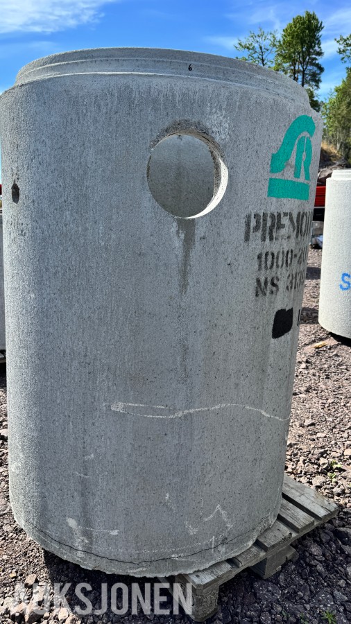 16 stk PreMod sandfang Ø1000 mm med kjegler og dykkere