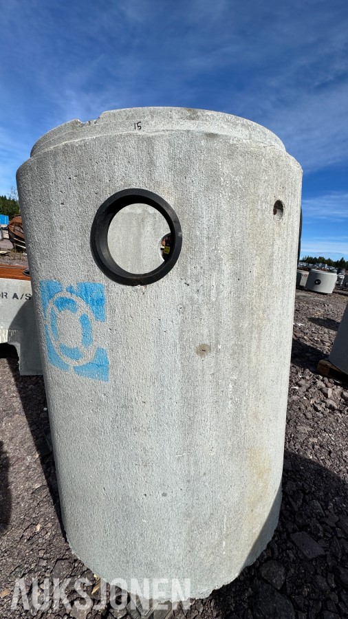 16 stk PreMod sandfang Ø1000 mm med kjegler og dykkere