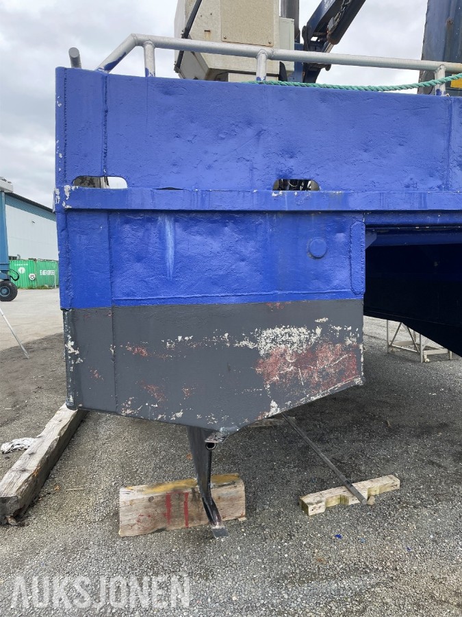 Ørnli Verft arbeidsbåt / aluminiumskatamaran | 9,9 m | 2 x SABB | Kran | Reparasjonsobjekt