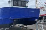 Ørnli Verft arbeidsbåt / aluminiumskatamaran | 9,9 m | 2 x SABB | Kran | Reparasjonsobjekt