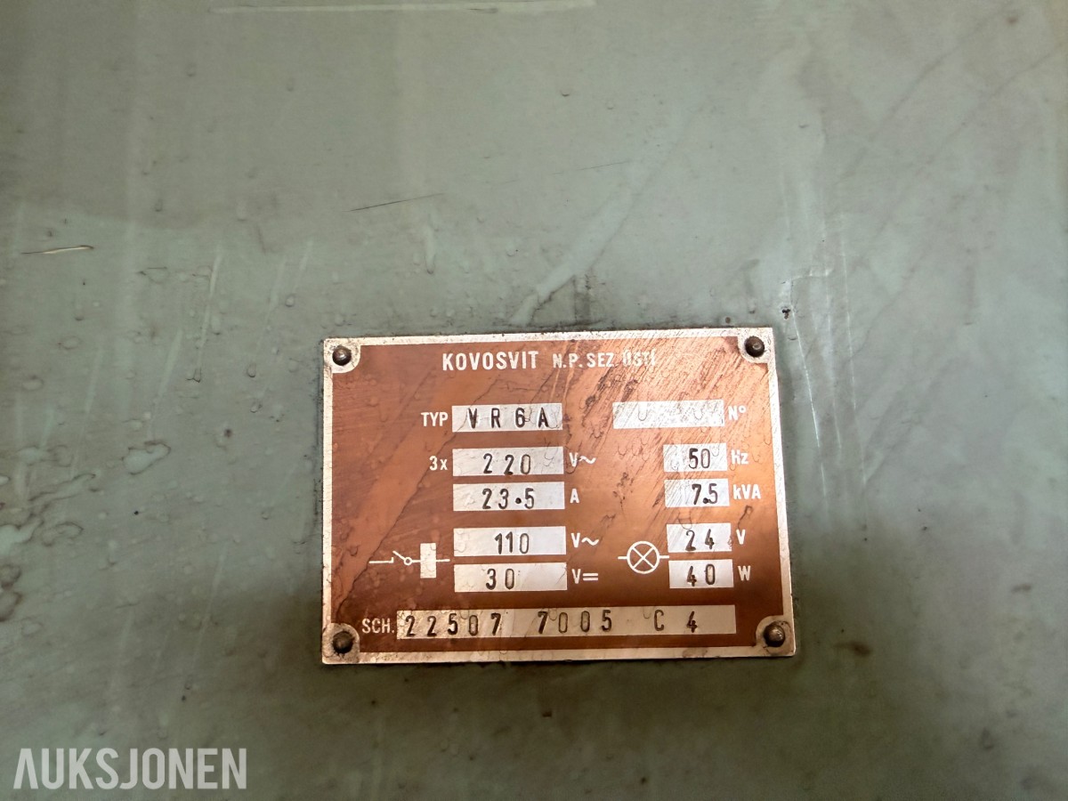 MAS Kovosvit radialbormaskin – VR6A