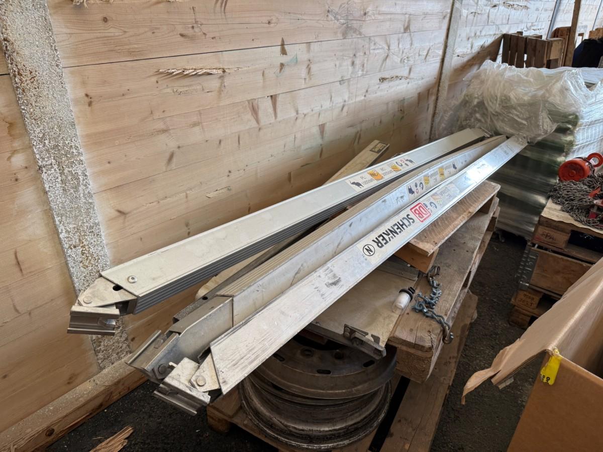 Lastebommer / sperrebommer i aluminium – 3 stk