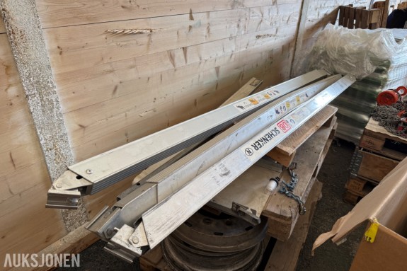Lastebommer / sperrebommer i aluminium – 3 stk