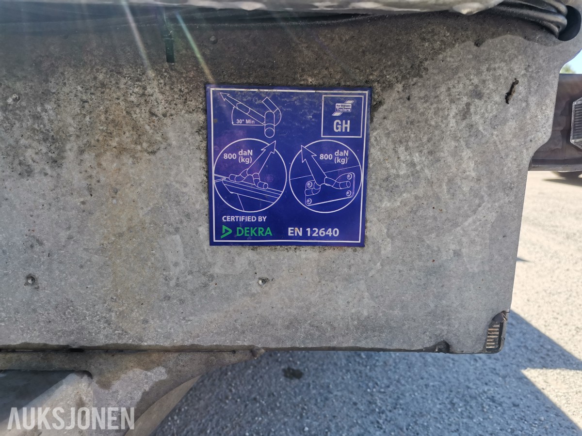 2023 Ifor Williams GH1054BT maskinhenger 3500 kg