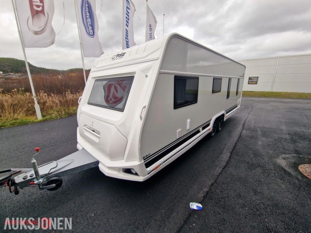 2023 Campingvogn - Polar Customized 680 BQDA + Mover Xt4 /Solcelle/Markise
