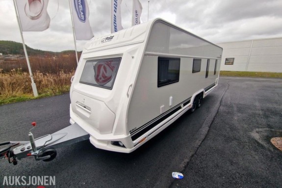 2023 Campingvogn - Polar Customized 680 BQDA + Mover Xt4 /Solcelle/Markise
