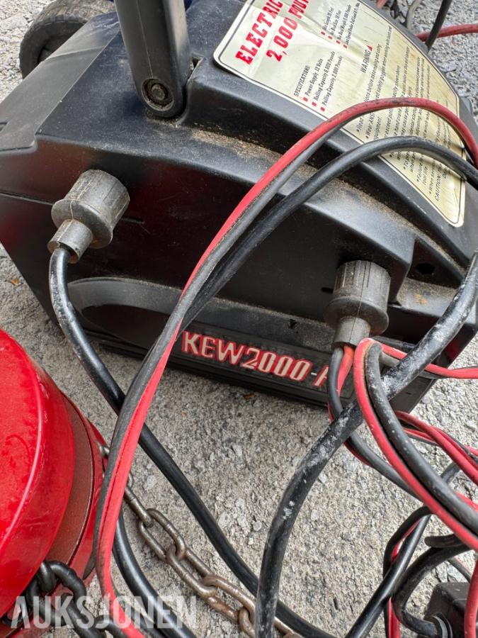 Vinsj, talje og batterilader Brukt