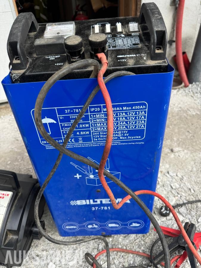 Vinsj, talje og batterilader Brukt