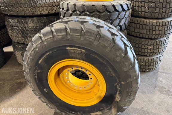 BRIDGESTONE VJT. 20.5R25 dekk og felg til L70 / 4 stk / ubrukt 