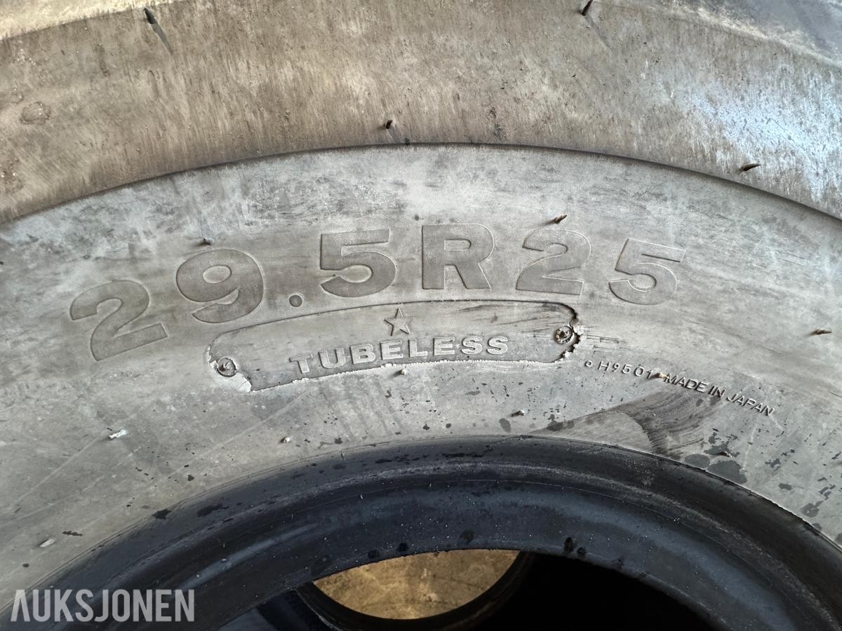 Bridgestone V-Steel D-lug 29.5R25 / 4 stk hjullaster dekk 