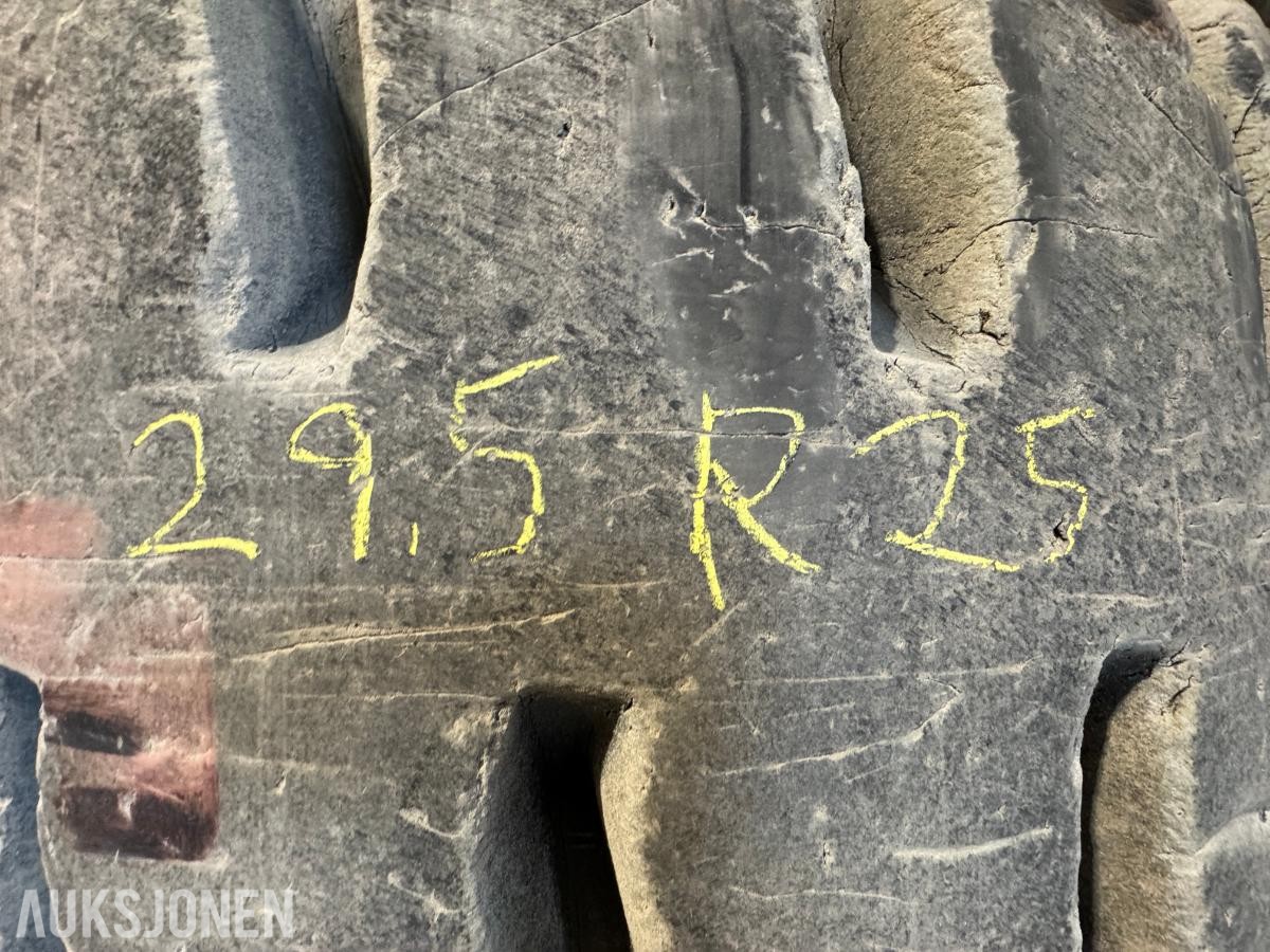 Bridgestone V-Steel D-lug 29.5R25 / 4 stk hjullaster dekk 