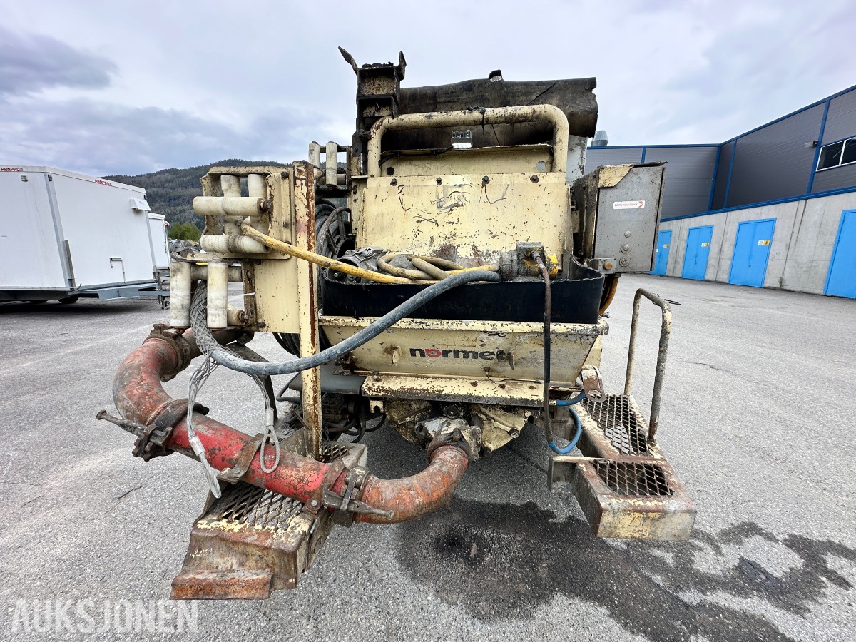 2008 Normet Spraymec 710 WPC tunnel-/sprøytebetongrigg, 4377 timer