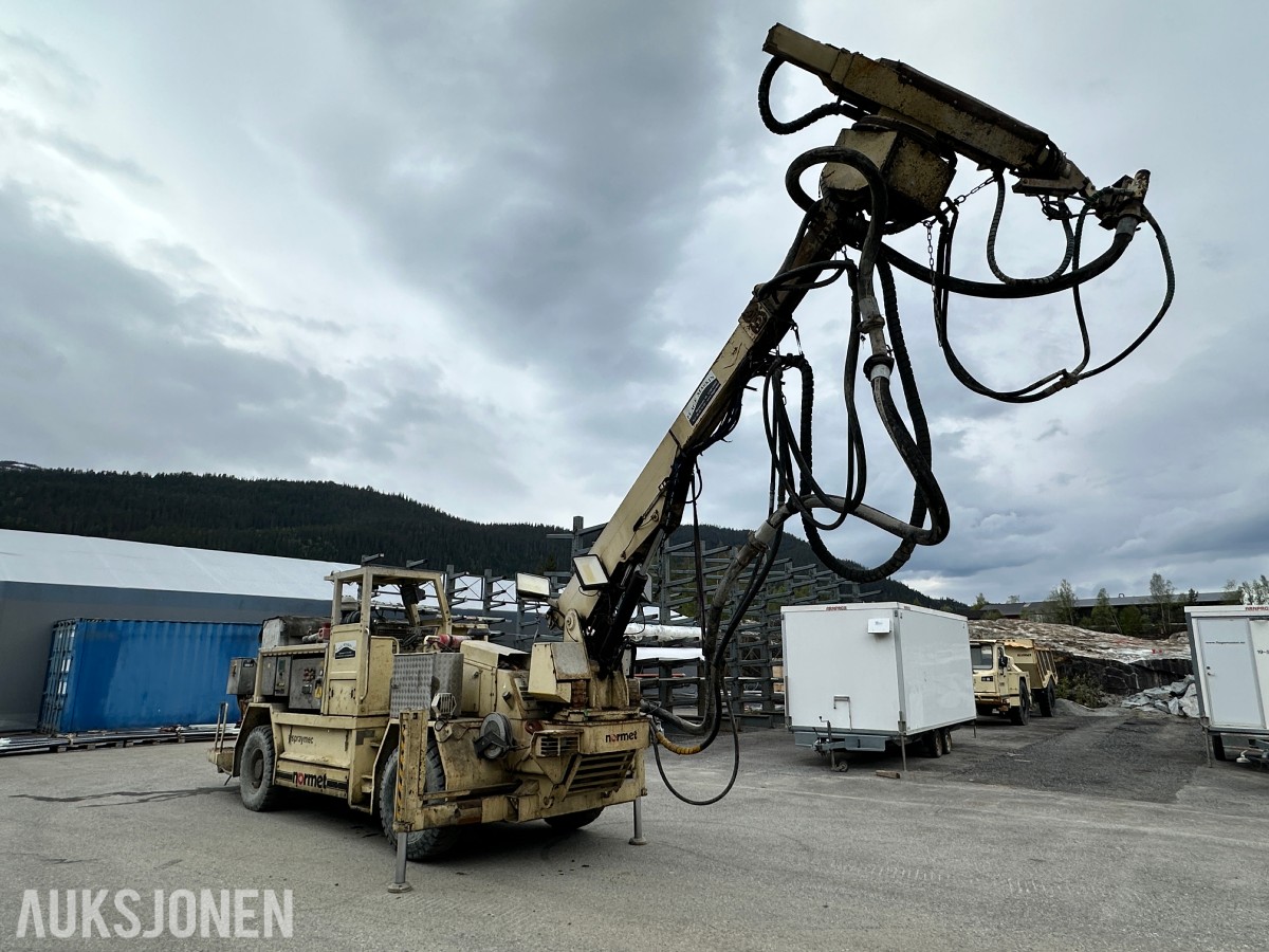 2008 Normet Spraymec 710 WPC tunnel-/sprøytebetongrigg, 4377 timer