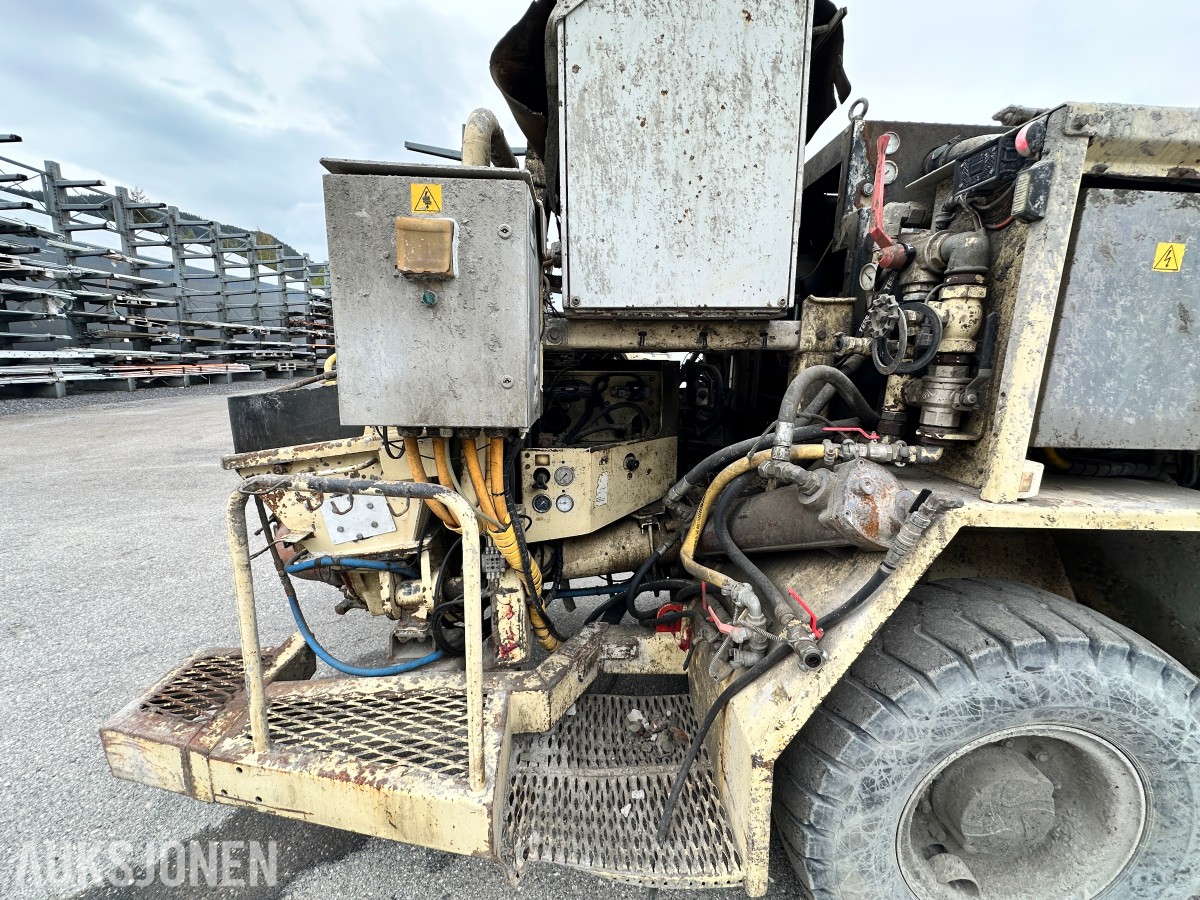 2008 Normet Spraymec 710 WPC tunnel-/sprøytebetongrigg, 4377 timer