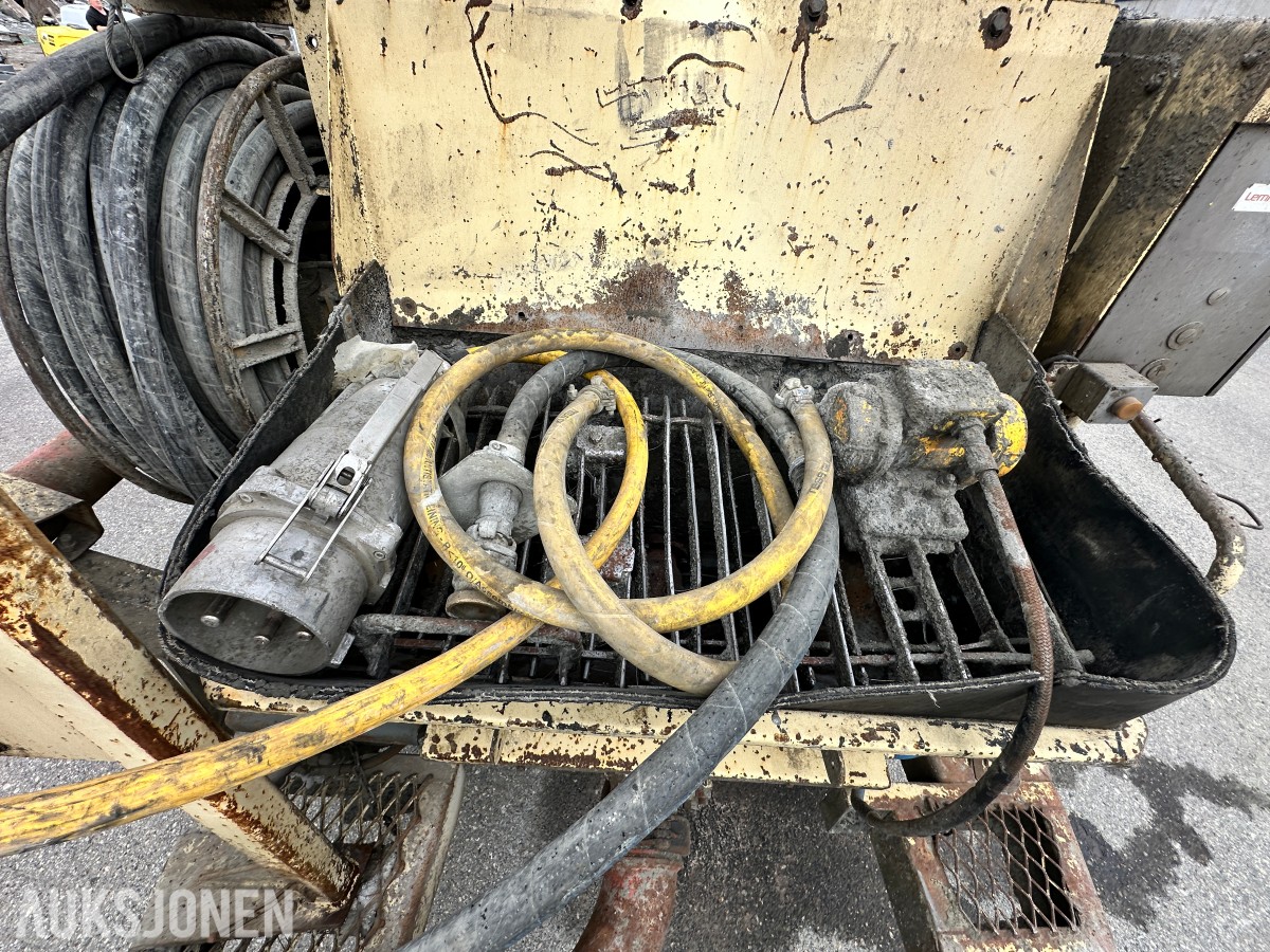 2008 Normet Spraymec 710 WPC tunnel-/sprøytebetongrigg, 4377 timer