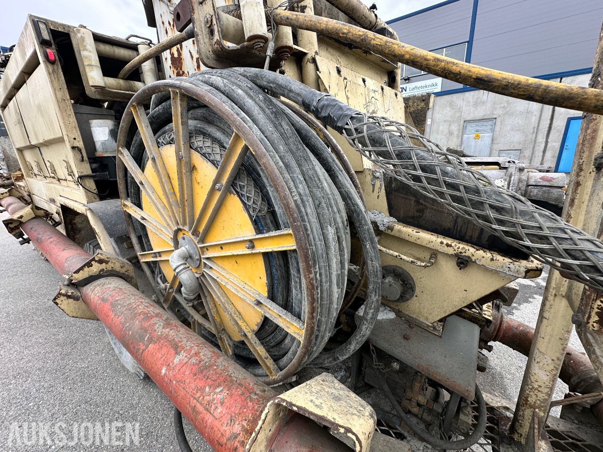 2008 Normet Spraymec 710 WPC tunnel-/sprøytebetongrigg, 4377 timer
