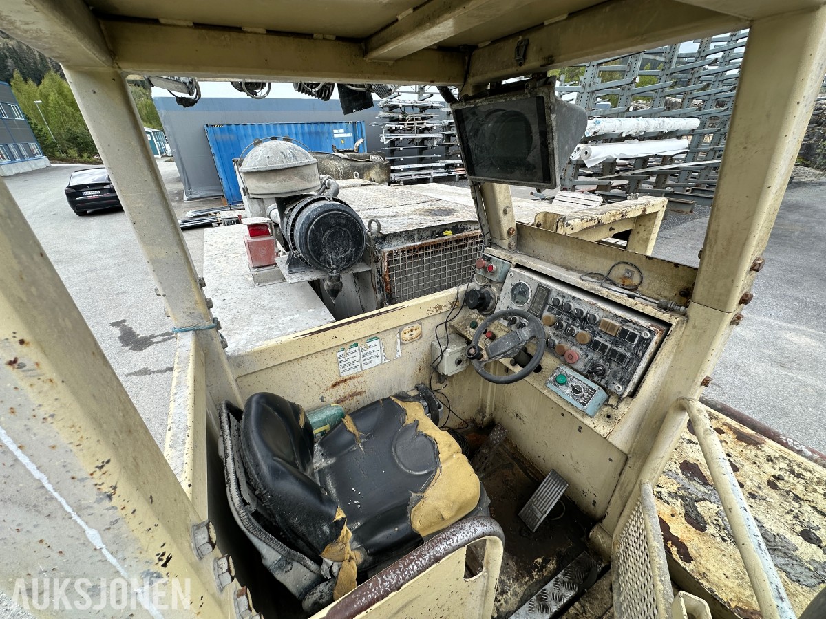 2008 Normet Spraymec 710 WPC tunnel-/sprøytebetongrigg, 4377 timer