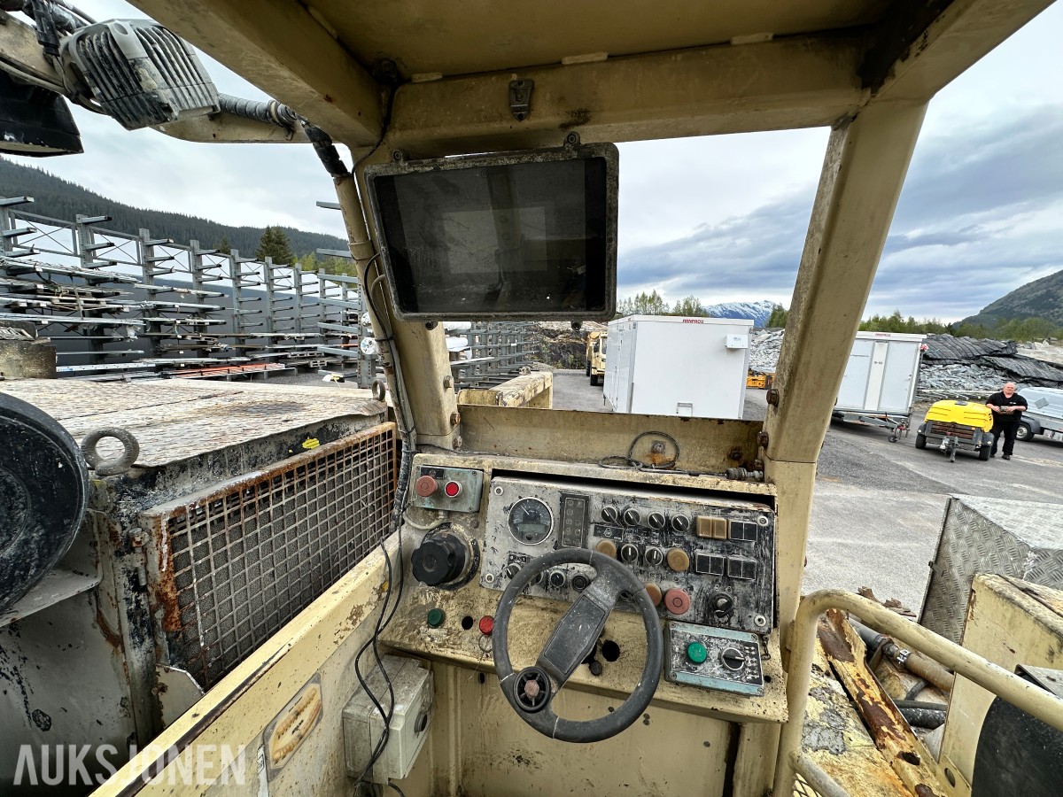 2008 Normet Spraymec 710 WPC tunnel-/sprøytebetongrigg, 4377 timer