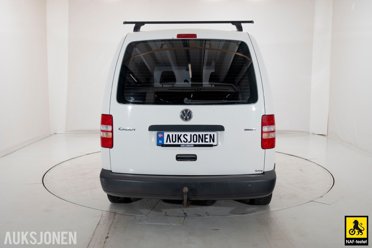 2012 Volkswagen CADDY MAXI 2.0 GASSDRIFT TILHENGERFESTE INNREDNING KUNSTLÆR