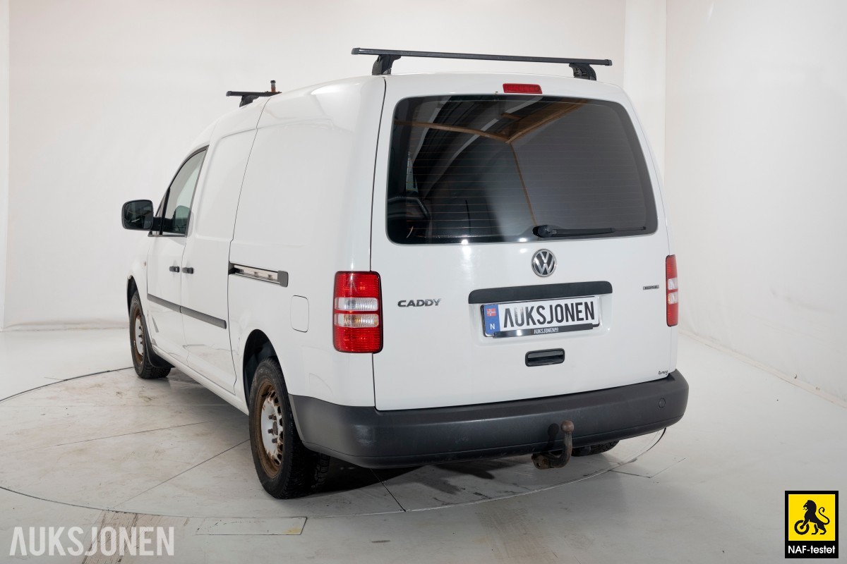 2012 Volkswagen CADDY MAXI 2.0 GASSDRIFT TILHENGERFESTE INNREDNING KUNSTLÆR
