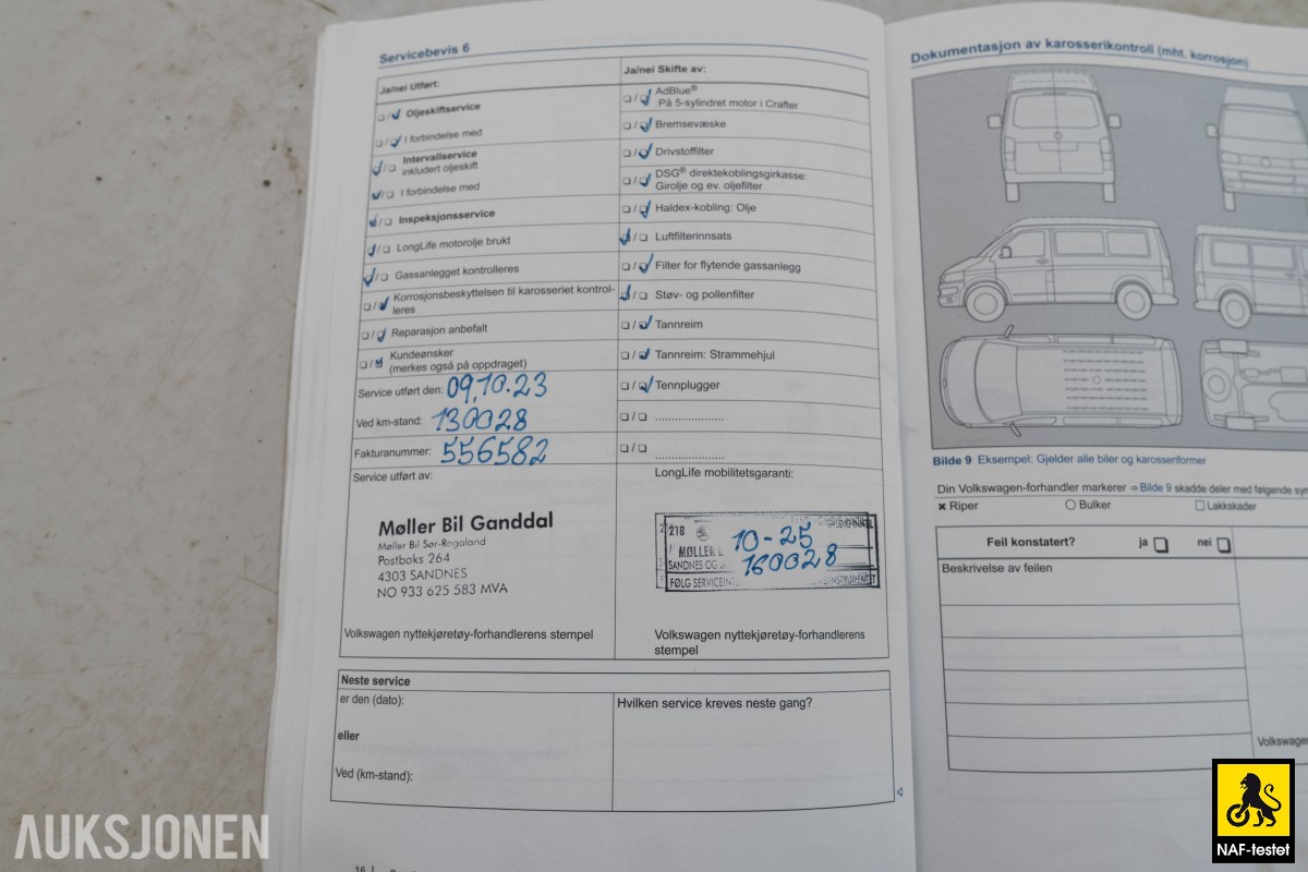 2013 Volkswagen CADDY 2.0 GASSDRIFT INNREDNING KUNSTLÆR