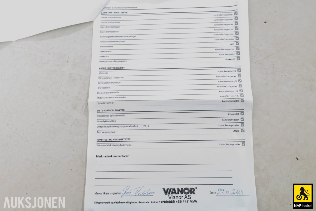 2014 Volkswagen CADDY 2.0 GASSDRIFT INNREDNING KUNSTLÆR
