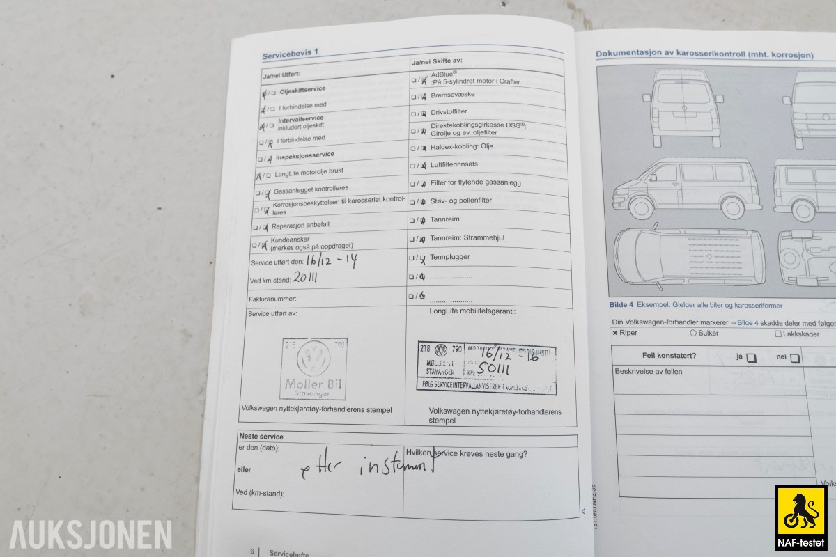 2013 Volkswagen CADDY 2.0 GASSDRIFT INNREDNING KUNSTLÆR