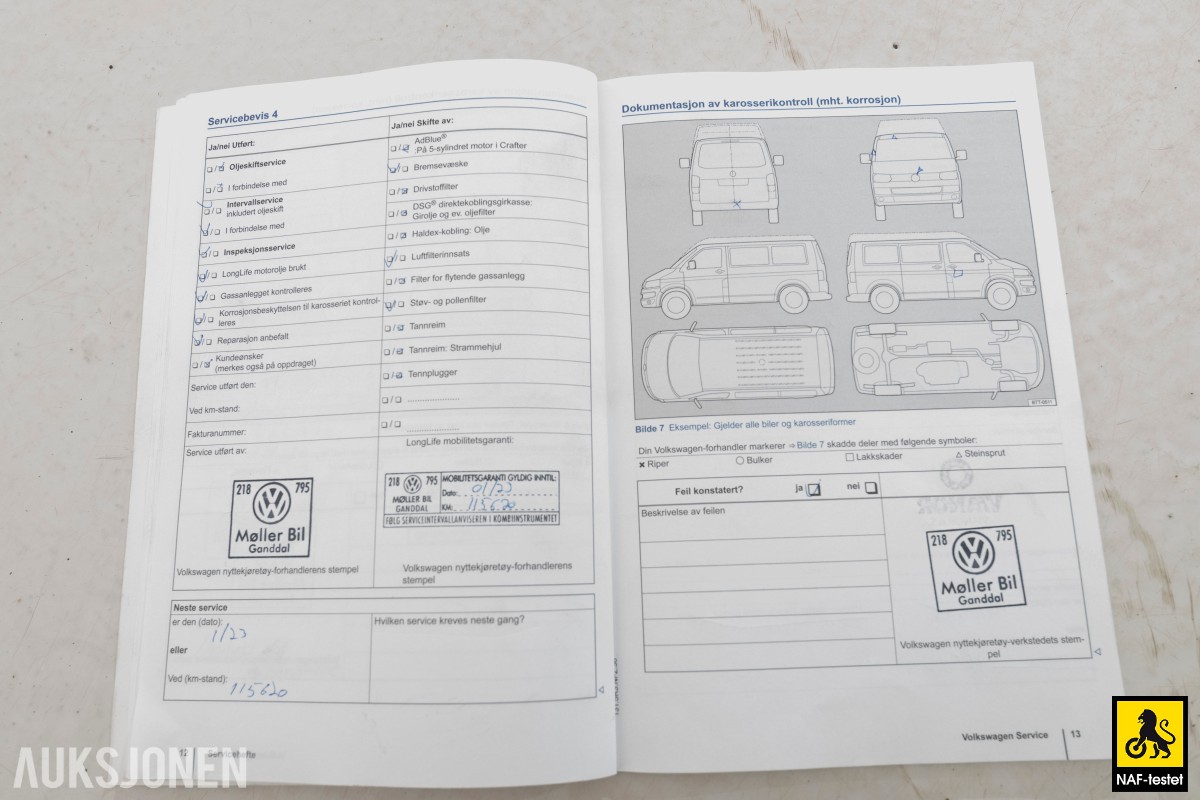 2013 Volkswagen CADDY 2.0 GASSDRIFT INNREDNING KUNSTLÆR