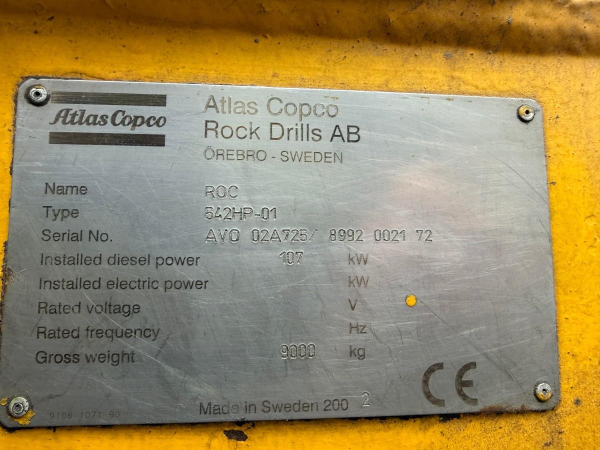 Atlas Copco ROC 542HP-01 Borerigg