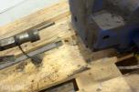 Liebherr hydraulikkblokk med ventiler og koblinger – industrielt hydraulikksystem 