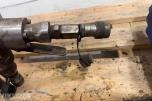 Liebherr hydraulikkblokk med ventiler og koblinger – industrielt hydraulikksystem 