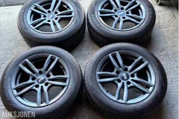 2025 Komplette sommerhjul - Nokian Hakka Green 205/60R16 på ATS felger