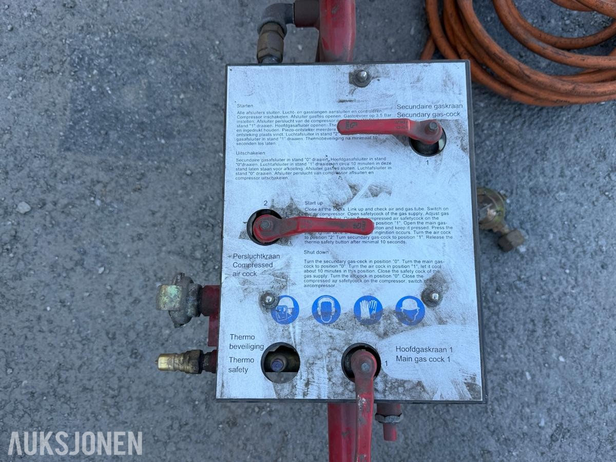 termisk lanse / asfalt- og betongbrenner