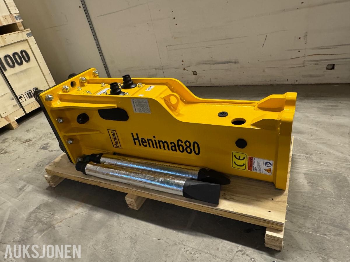 NY HENIMA PIGGHAMMER TIL 4-7 TONNS GRAVEMASKIN S40 M/GARANTI