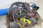 Gassflasker med argon og oksygen og tilbehør