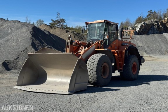 2014 Doosan DL420-3 HJULLASTER - SPAKSTYRING OG JOYSTICK - GJERSTAD SKUFFE - KLAR TIL ARBEID