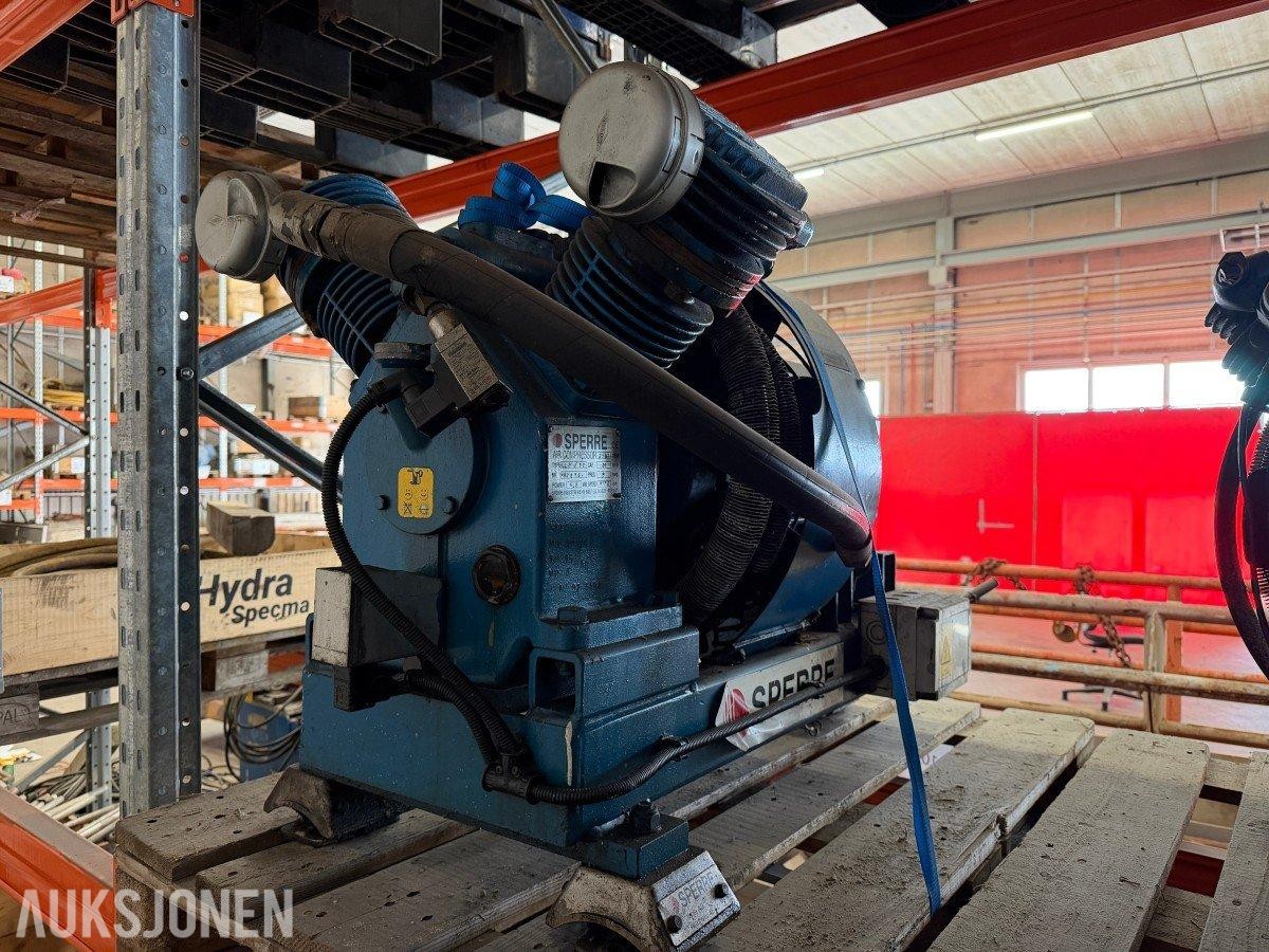 Sperre startluftkompressorer x3 selges samlet
