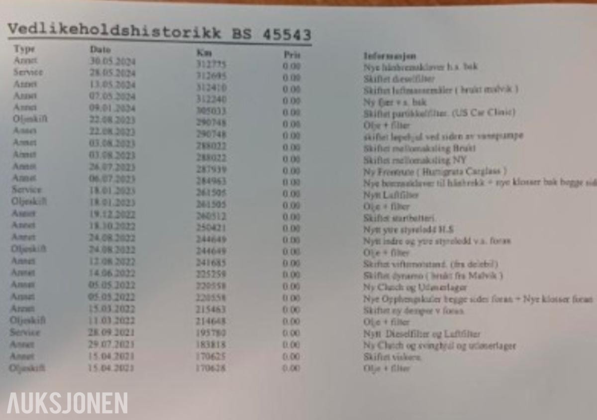2012 Mercedes-Benz Sprinter 2.1 Diesel, Reparasjonsobjekt