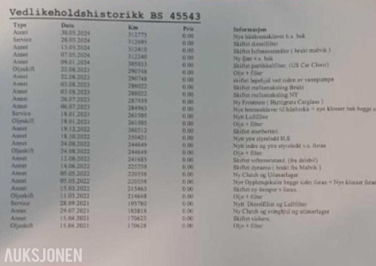 2012 Mercedes-Benz Sprinter 2.1 Diesel, Reparasjonsobjekt