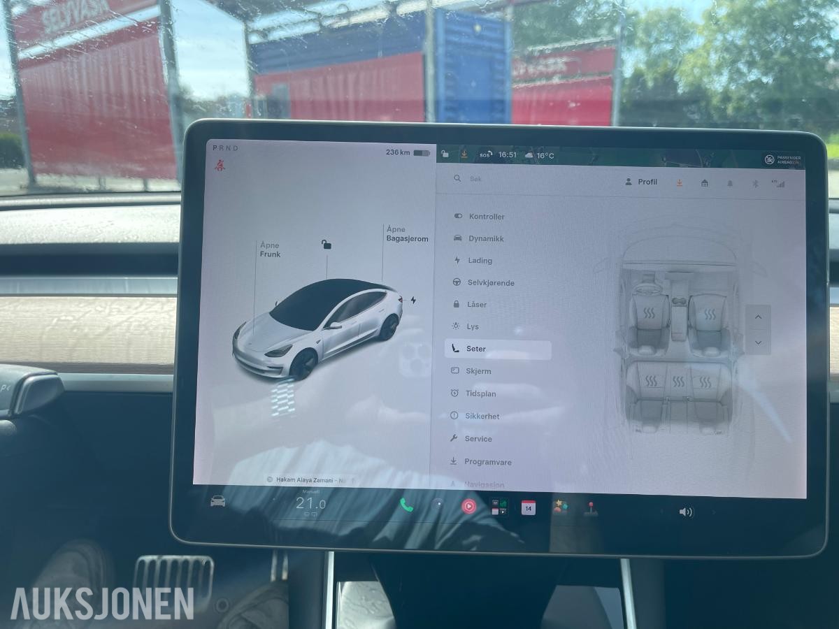 2019 Tesla Model 3 AWD Ryggekamera, Navigasjon, EU ok til 03.2028
