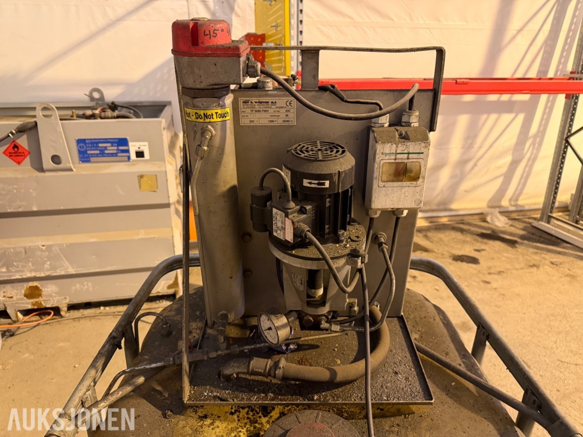 Maskin for oljefiltrering 600 liter